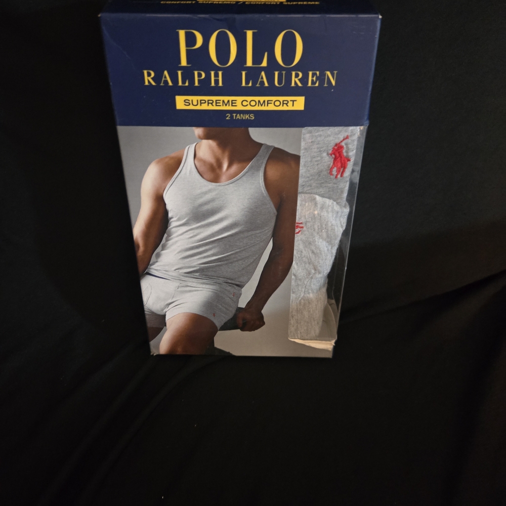 Polo by Ralph Lauren Men's Gray Undershirts 2-pack